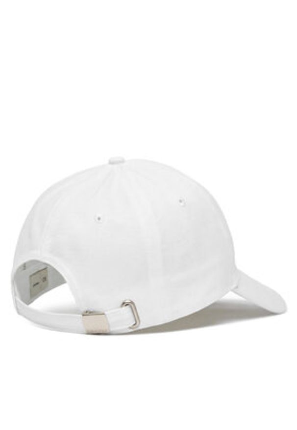 Calvin Klein Czapka z daszkiem Iridecent LV04D5133G Biały. Kolor: biały. Materiał: bawełna