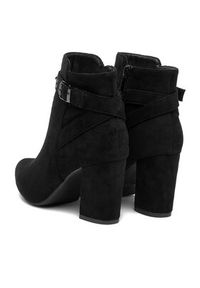 DeeZee Botki HX18052A-85 Czarny. Kolor: czarny. Materiał: materiał #4