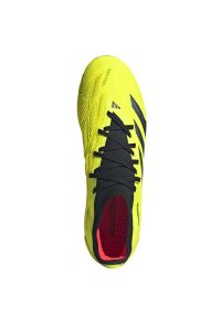 Adidas - Buty piłkarskie adidas Predator Pro Fg IG7776 żółte. Zapięcie: sznurówki. Kolor: żółty. Materiał: syntetyk, guma. Sport: piłka nożna #4