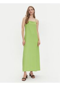JJXX Sukienka letnia Breeze 12269731 Zielony Loose Fit. Kolor: zielony. Materiał: len. Sezon: lato