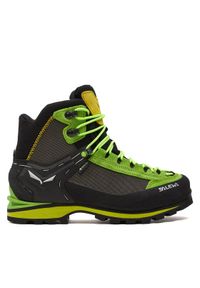 Salewa Trekkingi Crow Gtx GORE-TEX 61328-5320 Czarny. Kolor: czarny. Materiał: skóra, zamsz. Technologia: Gore-Tex. Sport: turystyka piesza #1