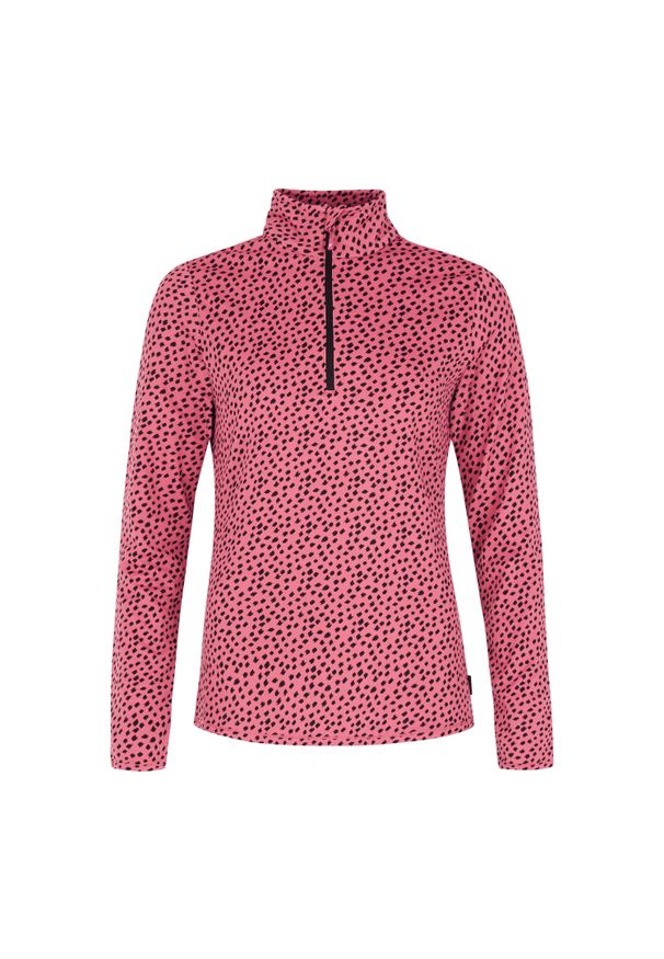 Damski polar 1/4 zip Protest Kacey. Kolor: różowy. Materiał: polar. Sezon: zima. Sport: narciarstwo