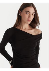 Patrizia Pepe Bluzka 2M4479/J337-K103 Czarny Regular Fit. Kolor: czarny. Materiał: wiskoza #2