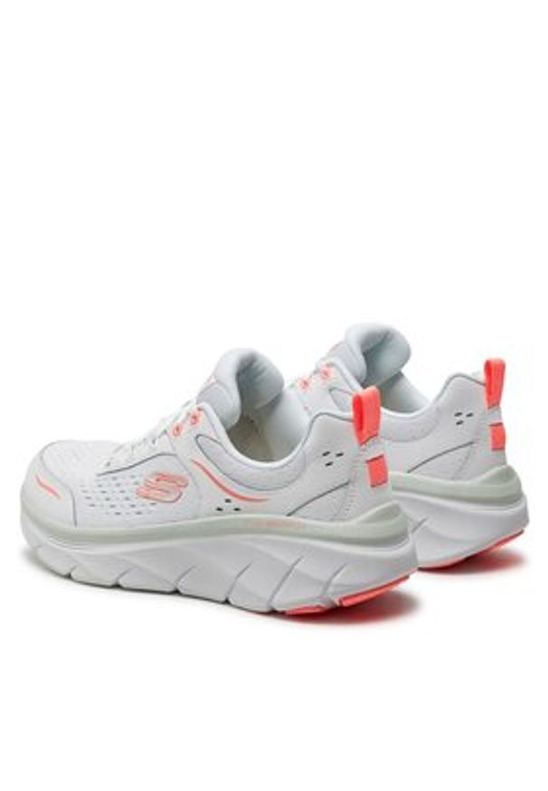 skechers - Skechers Sneakersy D'Lux Walker 2.0-Daisy Doll 150093/WMLT Biały. Kolor: biały. Materiał: materiał