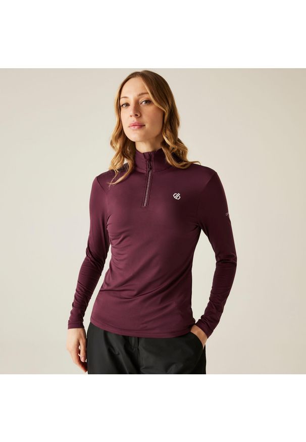 DARE 2B - Lowline II Lekka damska rozciągliwa warstwa środkowa. Kolor: fioletowy. Sezon: zima. Sport: narciarstwo