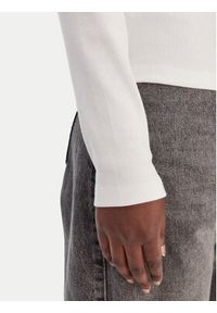 Calvin Klein Jeans Bluzka LV047E205G Biały Slim Fit. Kolor: biały. Materiał: bawełna #4