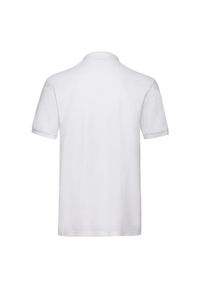 FRUIT OF THE LOOM - Męska Koszulka Polo Premium. Typ kołnierza: polo. Kolor: biały