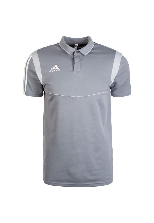 Adidas - Koszulka piłkarska adidas Tiro 19 Cotton Polo M DW4736. Typ kołnierza: polo. Kolor: wielokolorowy, szary, biały. Sport: piłka nożna