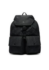 Calvin Klein Plecak Quilted Flap Bp45 K50K512165 Czarny. Kolor: czarny. Materiał: materiał #1