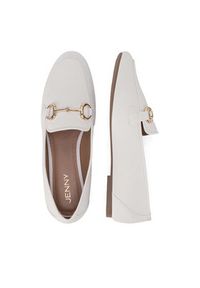 Jenny - JENNY Loafersy R235507008 Biały. Kolor: biały. Materiał: materiał #6