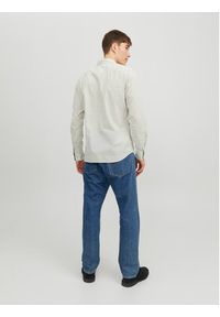 Jack & Jones Koszula 12235969 Biały Slim Fit. Kolor: biały. Materiał: bawełna #4
