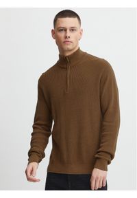 Blend Sweter 20714337 Brązowy Regular Fit. Kolor: brązowy. Materiał: bawełna #1