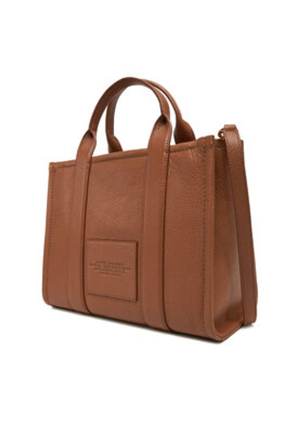 MARC JACOBS - Marc Jacobs Torebka The Leather Medium Tote Bag H004L01PF21 Brązowy. Kolor: brązowy. Materiał: skórzane