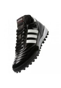 Adidas - Buty piłkarskie adidas Mundial Team Tf 019228 czarne czarne. Kolor: czarny. Materiał: zamsz, skóra. Szerokość cholewki: normalna. Wzór: aplikacja. Sezon: lato. Sport: piłka nożna #2