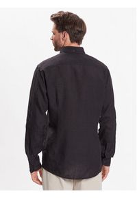 Eton Koszula 100004200 Czarny Slim Fit. Kolor: czarny. Materiał: len #4
