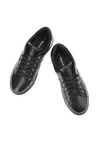 Czarne Senakersy Tamaris Buty Ze Skóry Naturalnej. Okazja: na spacer, na co dzień. Kolor: czarny. Materiał: skóra. Sport: turystyka piesza #5