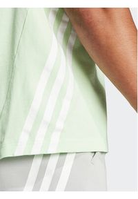 Adidas - adidas T-Shirt Future Icons 3-Stripes IR9169 Zielony Loose Fit. Kolor: zielony. Materiał: bawełna #5