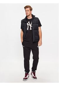 47 Brand T-Shirt New York Yankees BB017TEMIME568336JK Czarny Regular Fit. Kolor: czarny. Materiał: bawełna #5