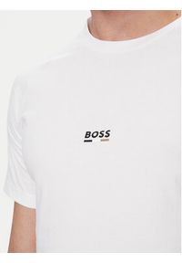 BOSS T-Shirt 50517970 Biały Slim Fit. Kolor: biały. Materiał: bawełna #4