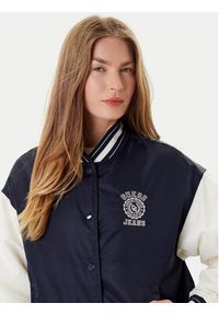 Guess Jeans Kurtka bomber W5YL15 WHAA2 Granatowy Regular Fit. Kolor: niebieski. Materiał: syntetyk #5