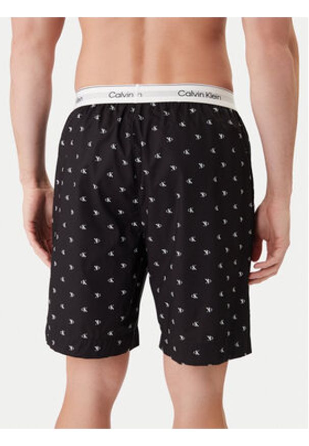 Calvin Klein Underwear Szorty piżamowe LV00NM2832 Czarny Regular Fit. Kolor: czarny. Materiał: bawełna