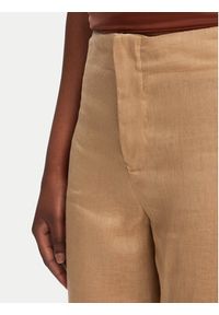 BARDOT Spodnie materiałowe Balia Hipster 59854PB Beżowy Regular Fit. Kolor: beżowy. Materiał: len #3