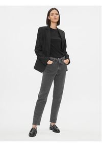 Trussardi Jeans - Trussardi Bluzka 56T00587 Czarny Regular Fit. Kolor: czarny. Materiał: bawełna #4