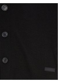 Calvin Klein Kardigan K10K112260 Czarny Regular Fit. Kolor: czarny. Materiał: wełna #6