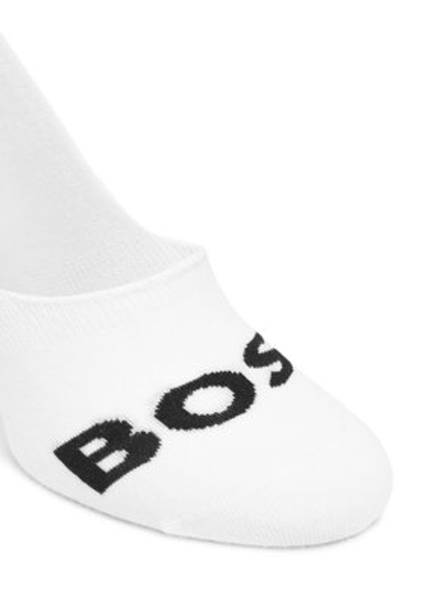 BOSS Stopki 50516402 Biały. Kolor: biały. Materiał: bawełna
