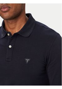 Guess Polo M6YP36 K4395 Granatowy Extra Slim Fit. Typ kołnierza: polo. Kolor: niebieski. Materiał: bawełna #2
