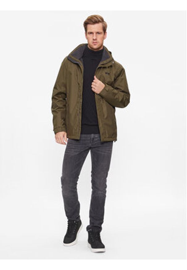 Helly Hansen Kurtka przejściowa Dubliner 53117 Zielony Regular Fit. Kolor: zielony. Materiał: syntetyk