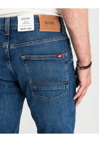 Mustang - MUSTANG VEGAS SLIM MĘSKIE SPODNIE JEANSOWE JEANSY DŻINSY DENIM BLUE 1015043 5000 702. Okazja: na co dzień. Styl: klasyczny, casual, elegancki #6