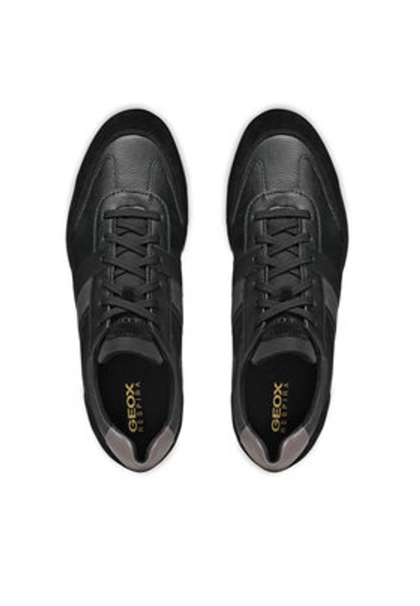 Geox Półbuty U Wells U45T5A 022ME C9999 Czarny. Kolor: czarny. Materiał: skóra
