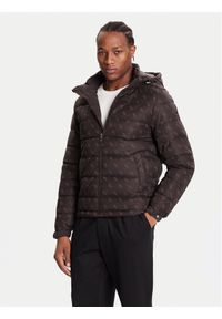 Guess Kurtka zimowa M5BL0B W2322 Czarny Relaxed Fit. Kolor: czarny. Materiał: syntetyk. Sezon: zima