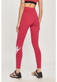 Nike Sportswear - Legginsy. Stan: podwyższony. Kolor: różowy. Wzór: nadruk
