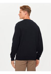 GANT - Gant Sweter Classic 8030562 Granatowy Regular Fit. Kolor: niebieski. Materiał: bawełna #5