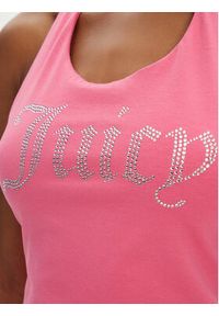 Juicy Couture Top Tied JCWCT125306 Różowy Slim Fit. Kolor: różowy. Materiał: bawełna #5
