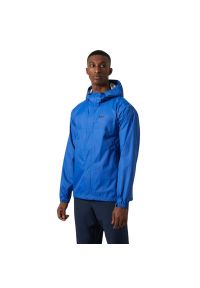 Kurtka wodoodporna Helly Hansen Loke. Typ kołnierza: kaptur. Kolor: niebieski. Materiał: syntetyk. Sport: turystyka piesza