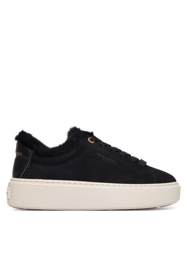 Alexander Smith Sneakersy London ALBCLHW-8242-BLK Czarny. Kolor: czarny. Materiał: skóra