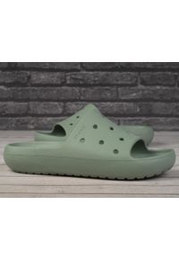 Klapki męskie sportowe Crocs CLASSIC SLIDE V2. Kolor: zielony
