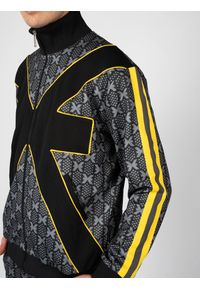 John Richmond Bluza | UMA24170FE | Mężczyzna | Czarny, Żółty, Szary. Okazja: na co dzień. Kolor: żółty, szary, wielokolorowy, czarny. Materiał: poliester, bawełna. Długość: długie. Styl: casual #5