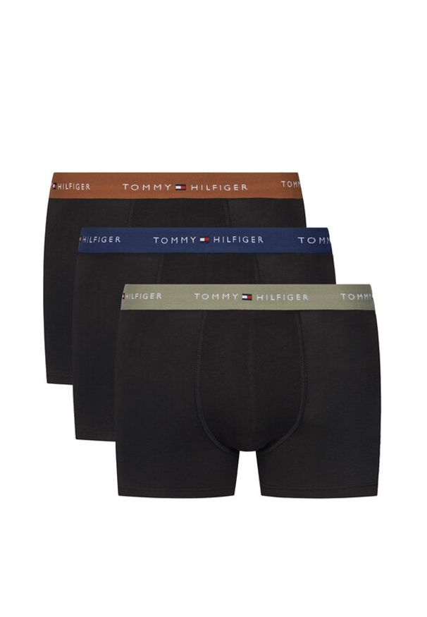 TOMMY HILFIGER - Tommy Hilfiger Komplet 3 par bokserek UM0UM02763 Czarny. Kolor: czarny. Materiał: bawełna