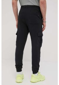 Only & Sons spodnie męskie kolor czarny gładkie. Kolor: czarny. Wzór: gładki
