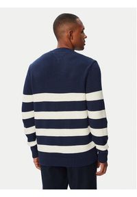 TOMMY HILFIGER - Tommy Hilfiger Sweter Breton MW0MW43502 Granatowy Regular Fit. Kolor: niebieski. Materiał: bawełna #2