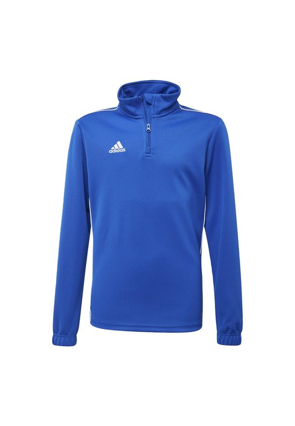 Adidas - Bluza piłkarska dla dzieci adidas Core 18 Training Top JUNIOR. Kolor: biały, wielokolorowy, niebieski. Sport: piłka nożna