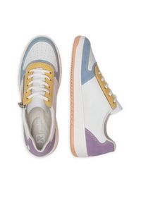 Rieker Sneakersy M5520-91 Biały. Kolor: biały. Materiał: syntetyk, materiał #6
