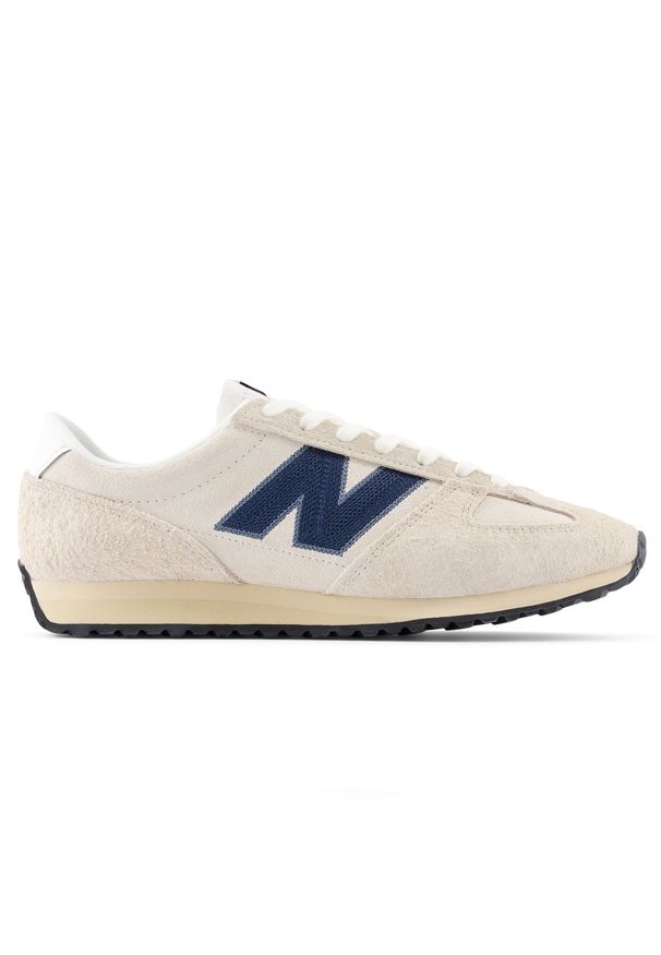 Buty unisex New Balance U4711H9 – beżowe. Kolor: beżowy. Materiał: materiał, syntetyk, zamsz. Szerokość cholewki: normalna. Wzór: jodełka. Sezon: lato