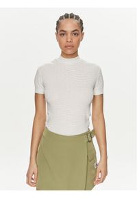 Calvin Klein Jeans T-Shirt J20J223169 Biały Slim Fit. Kolor: biały. Materiał: bawełna #1