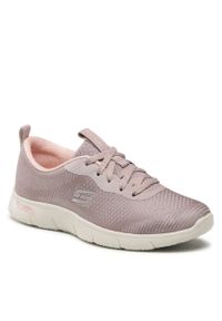skechers - Sneakersy Skechers CLassy Doll 104390/DKTP Dark Taupe. Kolor: różowy. Materiał: materiał