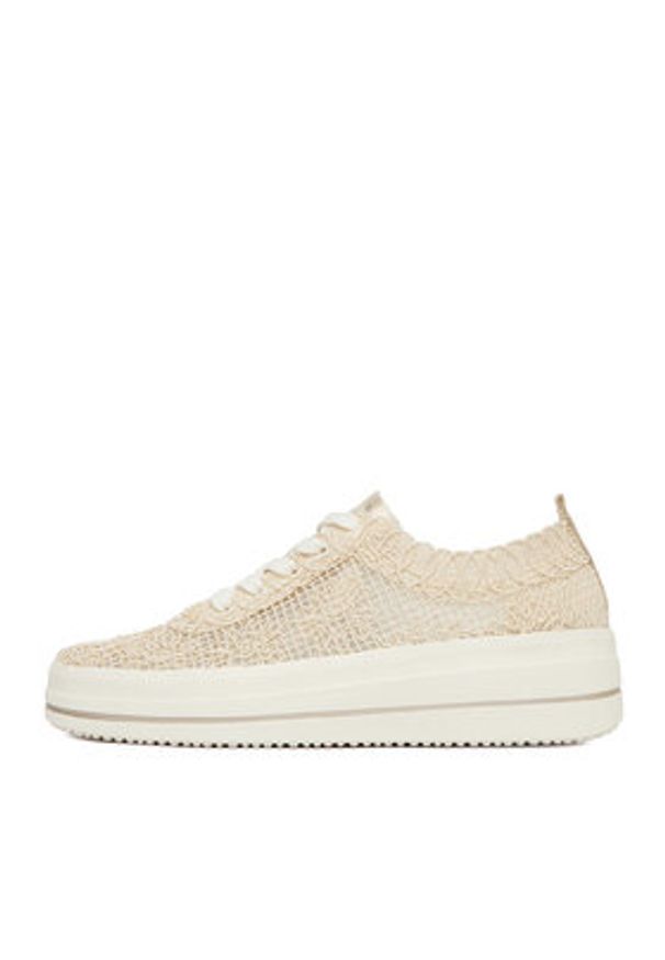 Remonte Sneakersy CEO-D1C14-60 Beżowy jasny. Kolor: beżowy. Materiał: materiał